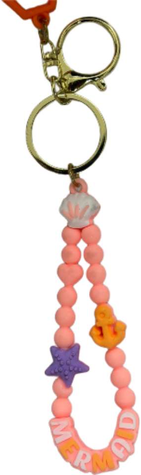Kidaana Orange Mini Lantern Light Keychain with Mermaid Strap for Bags ...