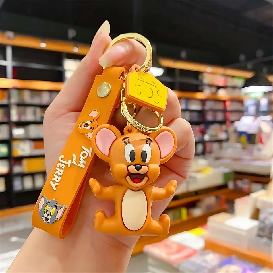 trendy toons Sentoor Kartoon Jerry Mouse Silicon Key Chain Price in ...