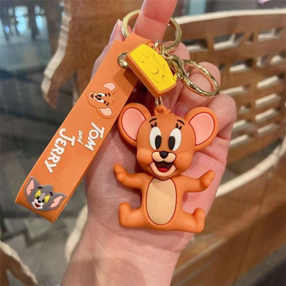 trendy toons Sentoor Kartoon Jerry Mouse Silicon Key Chain Price in ...