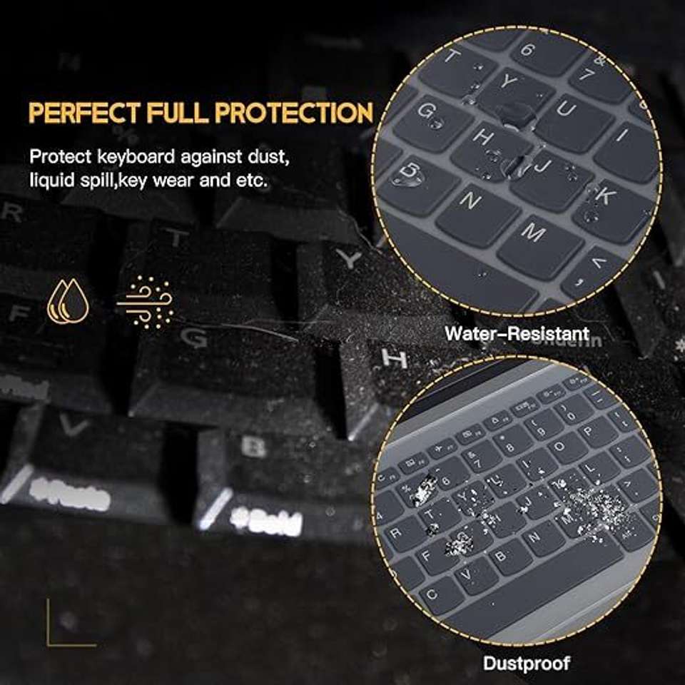 Cudora Transparent Silicone Keyboard Cover for Laptop, Universal ...