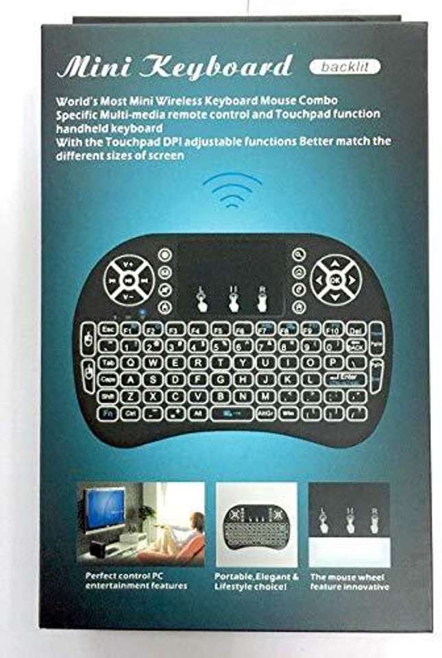 BlackBoost NXA381 PS2 Handheld Desktop Keyboard Compatible with Desktop ...