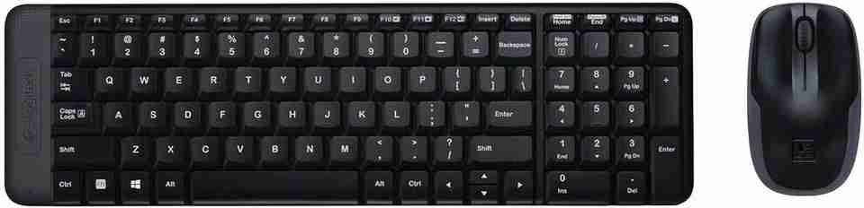 Logitech MK220 Mouse & Keyboard Combo Wireless Standard Laptop Keyboard ...