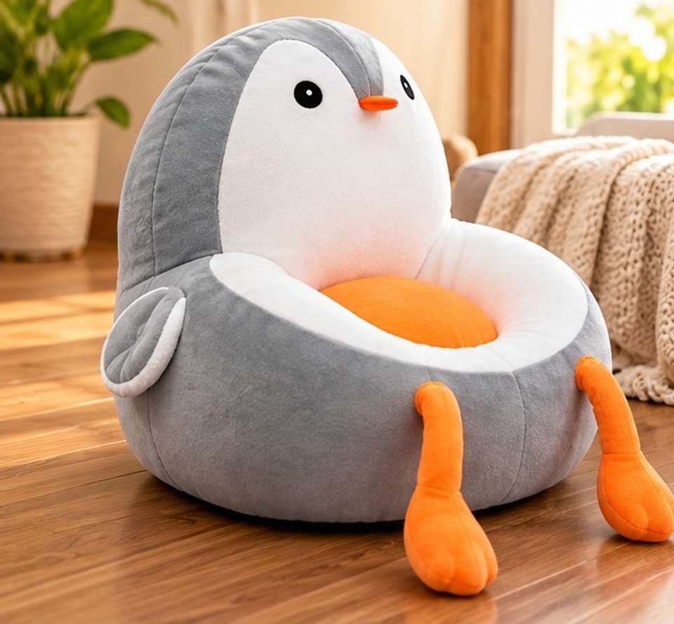 Chair Notifier poonam creations Soft Plush Cushion Kids Sofa Seat | Rocking Chair ...