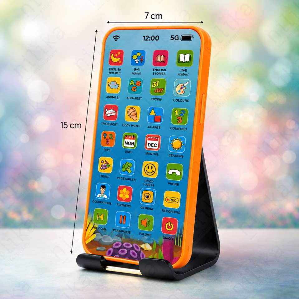 Nilika Enterprises Kids Talking Educational Phone Toy with Music ...