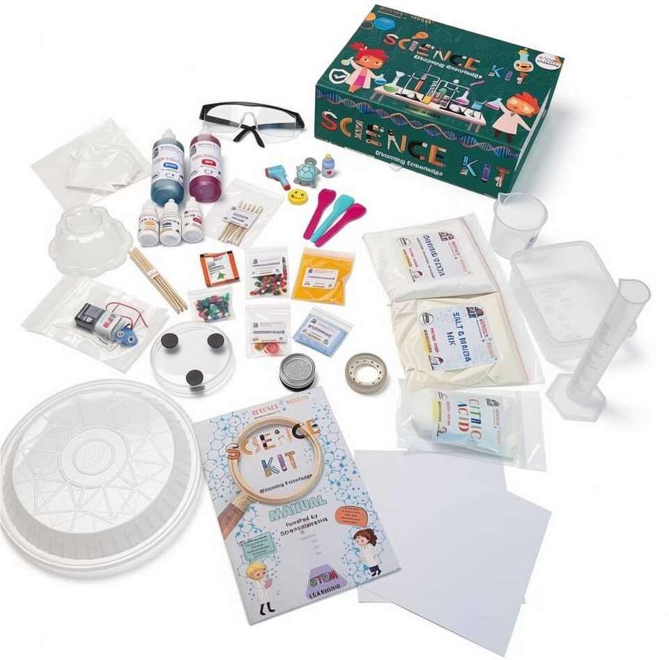 Science Kit Object SCIENCE -O-MANIA Science Kit for Kids 6-14 Years 100+ STEM Experiments ...