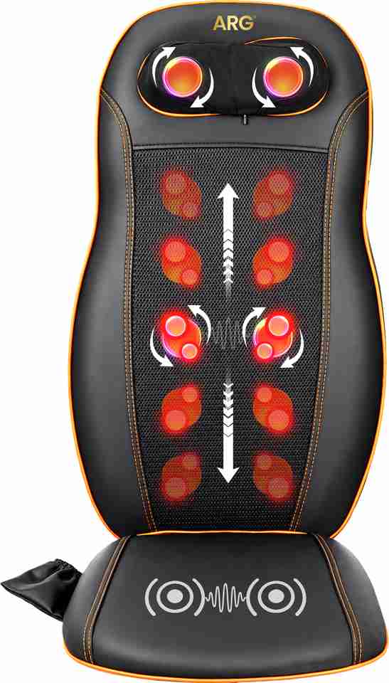 MASSAGE EXPERT Shiatsu Back & Neck Car Seat Massager with 4 Kneading ...