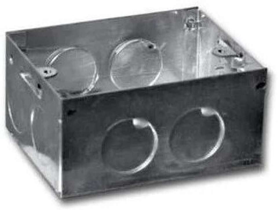 ANCHOR 4 Module metal box 20GGI 21791 (Pack of 10) Metal Electrical Box ...