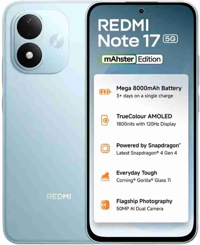 Redmi R70 REDMI Note 17 5G (128 GB Storage, 8 GB RAM) Online at Best Price On ...