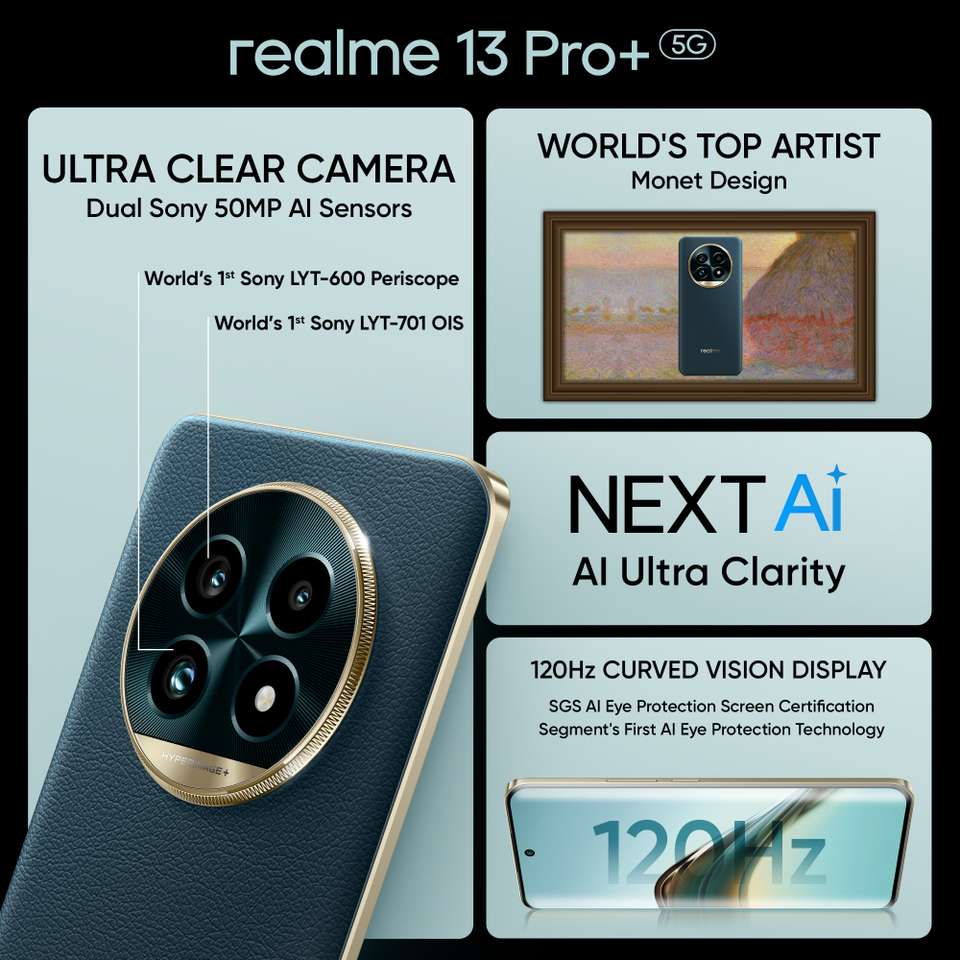realme 13 Pro+ 5G (256 GB Storage, 8 GB RAM) Online at Best Price On ...