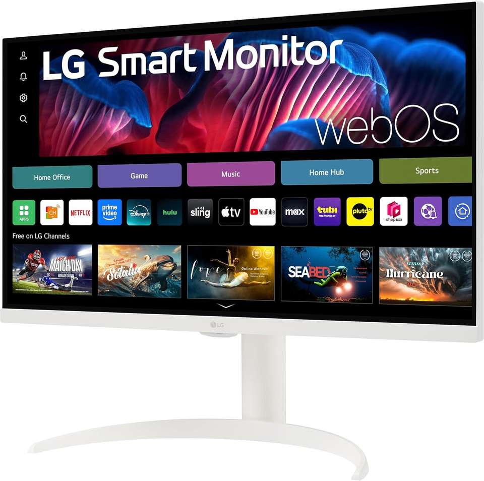 LG 27SR75U Smart Monitor WITH WEB OS 23 68.58 cm (27 inch) 4K Ultra HD ...