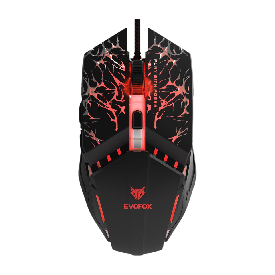 EVOFOX Spirit Wired Ergonomic Optical Gaming Mouse with Upto 7200 DPI ...