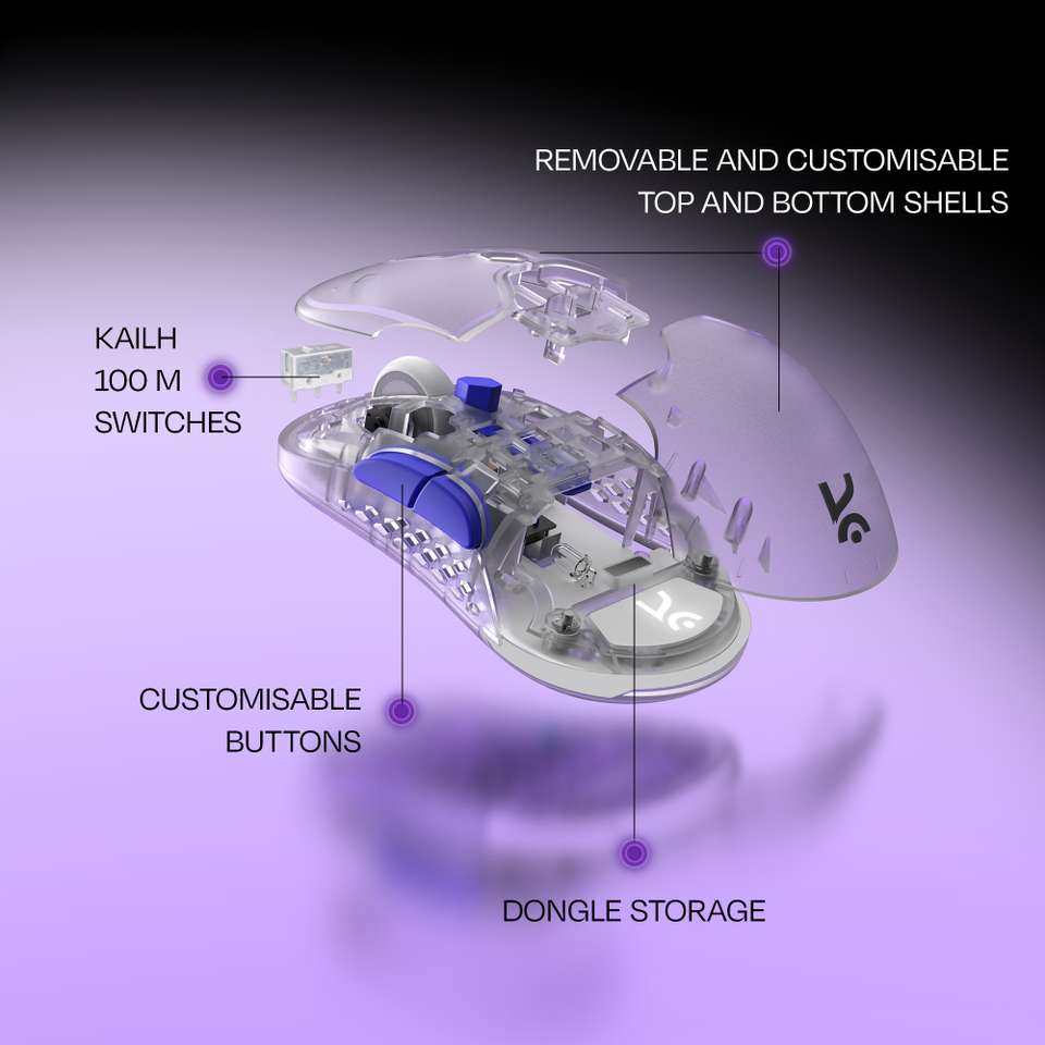 Kreo Chimera RGB lighting with Adjustable DPI Ambidextrous Optical ...
