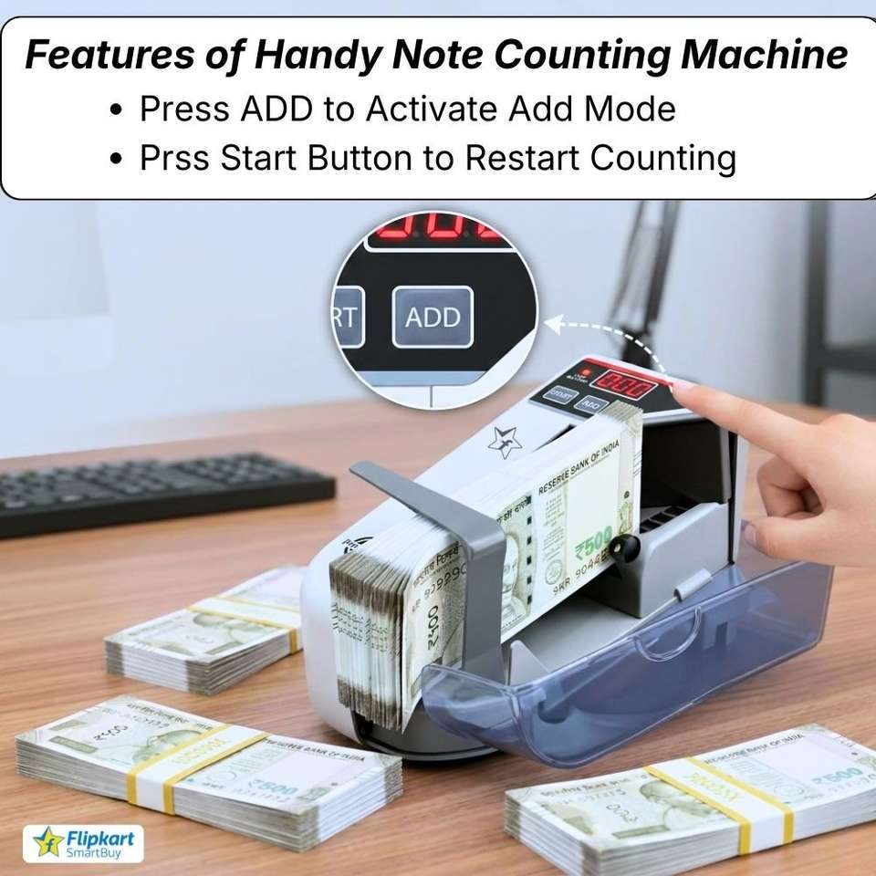 Flipkart SmartBuy Mini Cash & Money counter|Travel friendly-Lightweight ...