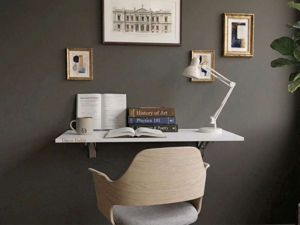 Deco India Wall Mounted Folding Study Table | Foldable Laptop Desk for ...