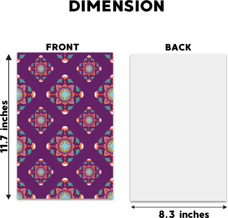 Flipkart.com | Festiko 12 Pcs Pattern Cardstock For Diwali Decorations ...