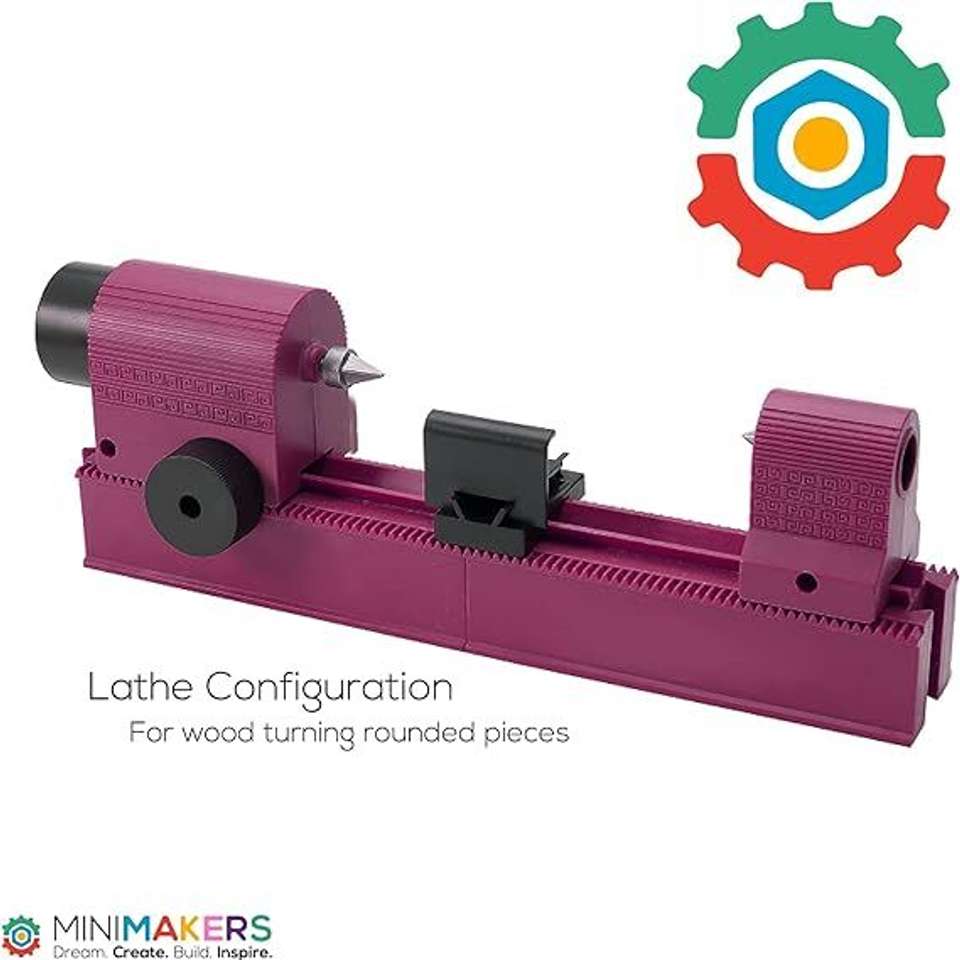 Miniature Maker Machine Minimakers Compact Mini Lathe Machine - Ideal for Hobbyists and Small ...