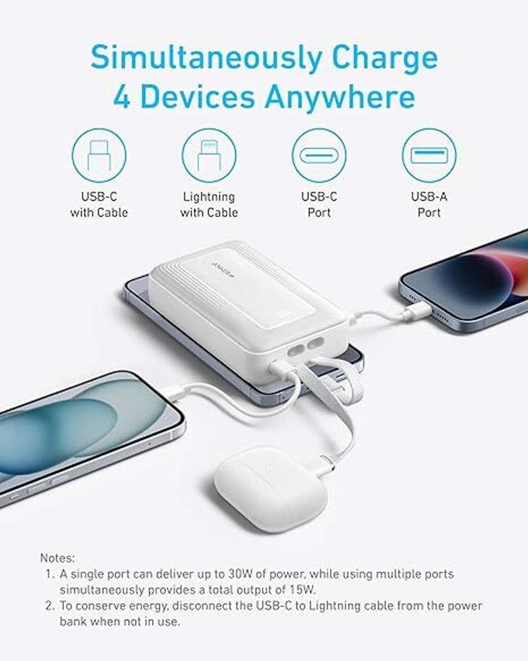 Anker 20000 mAh 30 W Compact Power Bank Price in India - Buy Anker ...