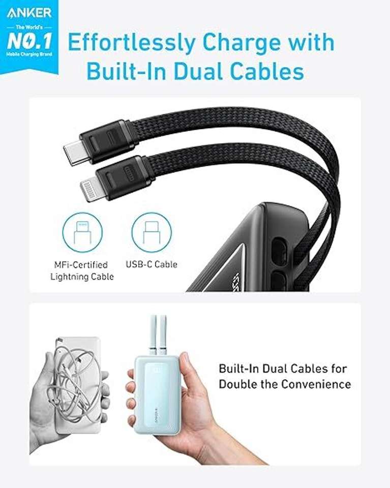 Anker 20000 mAh 30 W Compact Power Bank Price in India - Buy Anker ...
