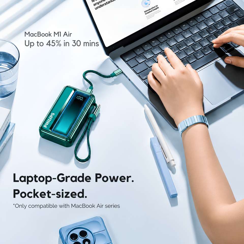 PHILIPS 20000 mAh 45 W Nano Power Bank Price in India - Buy PHILIPS ...