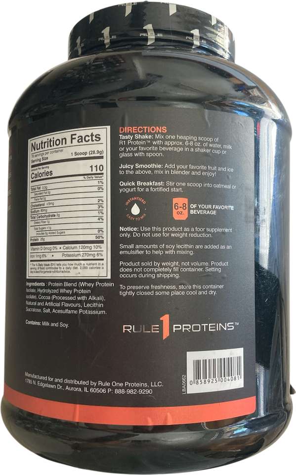 Rule One Iso Rule 1 R1 Isolate Whey Protein Price in India - Buy Rule 1 R1 Isolate ...