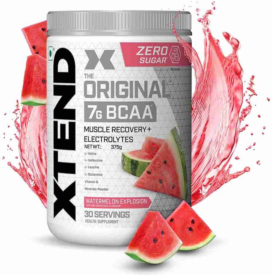 Ice Squeeze Blue Raspberry XTEND Original BCAA Faster Muscle Recovery+Electrolytes 7g BCAA 30 ...