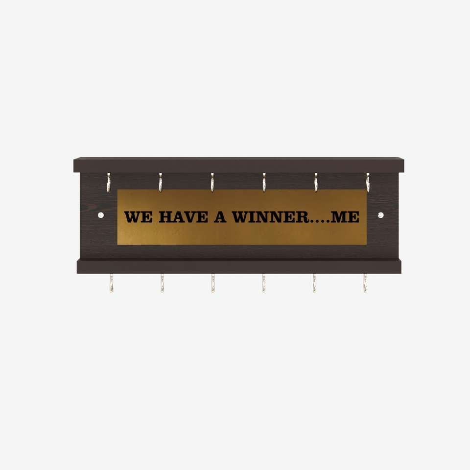 Temple Rack ANIKAA Winner Medal and Trophy Holder Wall Display Racks Particle Board ...