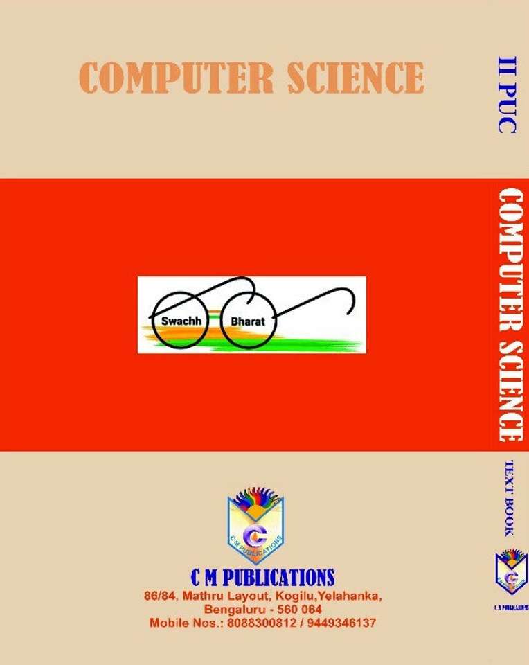 2nd PUC - COMPUTER SCIENCE - Text Book + Practical Manual |Set Of 2 ...