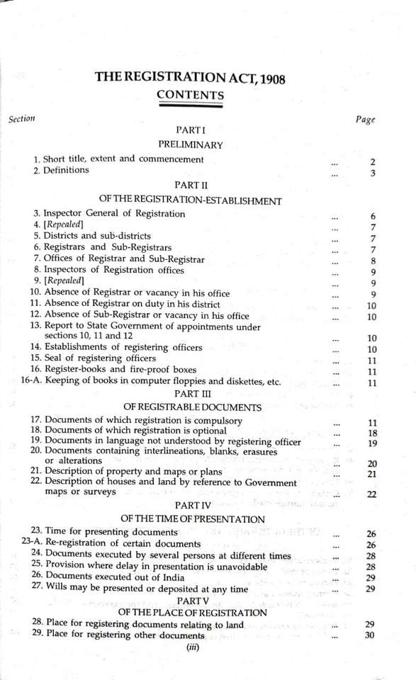 Registration Sign R The Registration Act, 1908: Buy The Registration Act, 1908 by ...