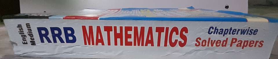 Youth Rrb 2026 Mathematics Solved Paper 23,196+: Buy Youth Rrb 2026 ...