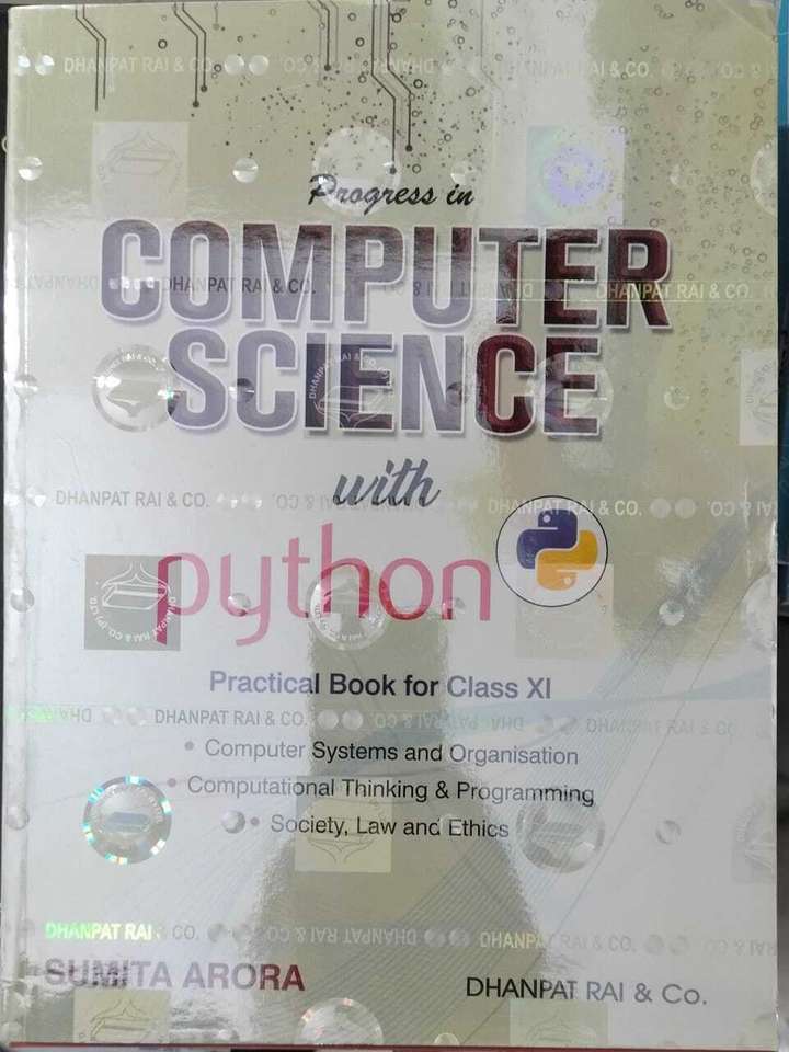 Class 11th Computer Science With Python By Sumita Arora Latest Version ...