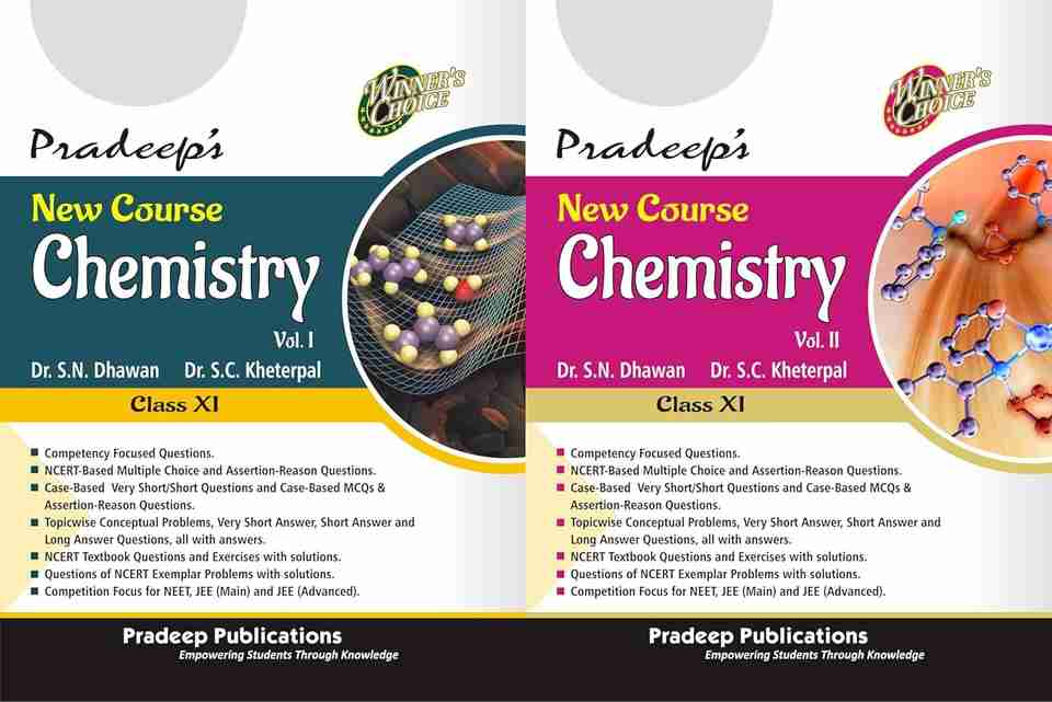 Class's 1 Math Pradeep's New Course Chemistry For Class 11 (Vol. 1 & 2) Examination ...