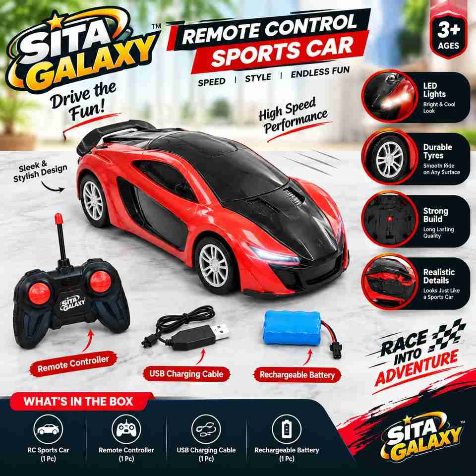 Sita Stunt Car High Speed Remote Controlled with 360 Degree Spin LED ...