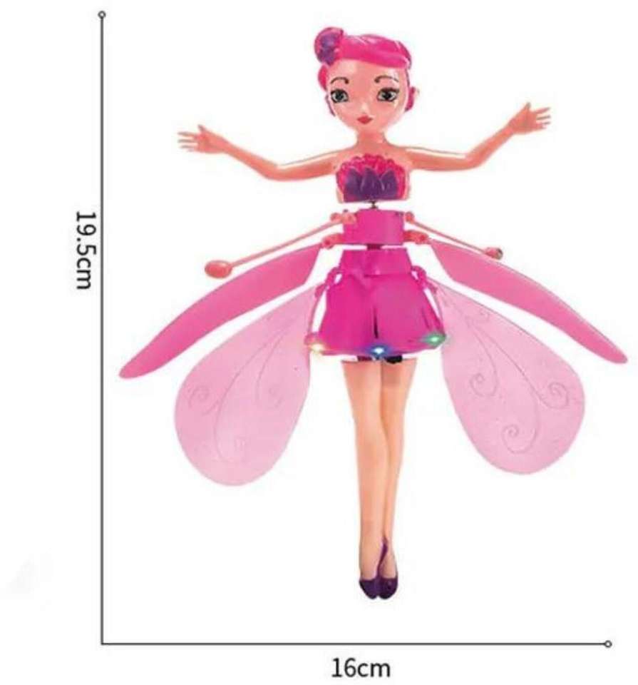 Hand Control Toy TRU TOYS Magical Flying Fairy Doll Hand Sensor Control USB Powered Sky ...