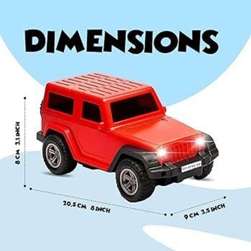 Ashish Remote Control Thar Car for Kids Rechargeable Off Road RC SUV ...