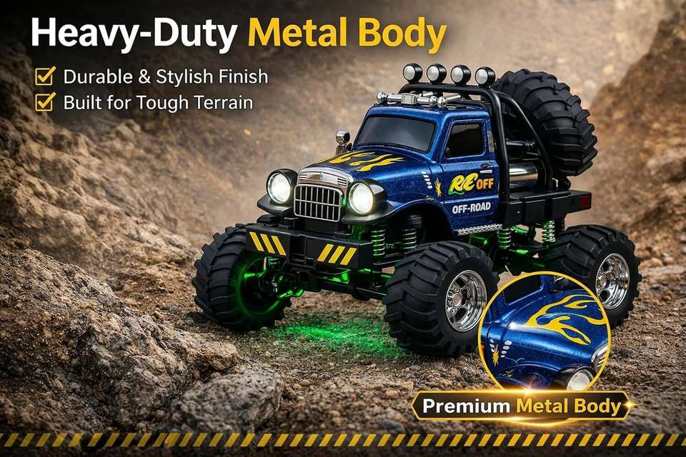 ZIVON TOYES Mini Rock Crawler Remote Control RC Car 1:64 Scale ...