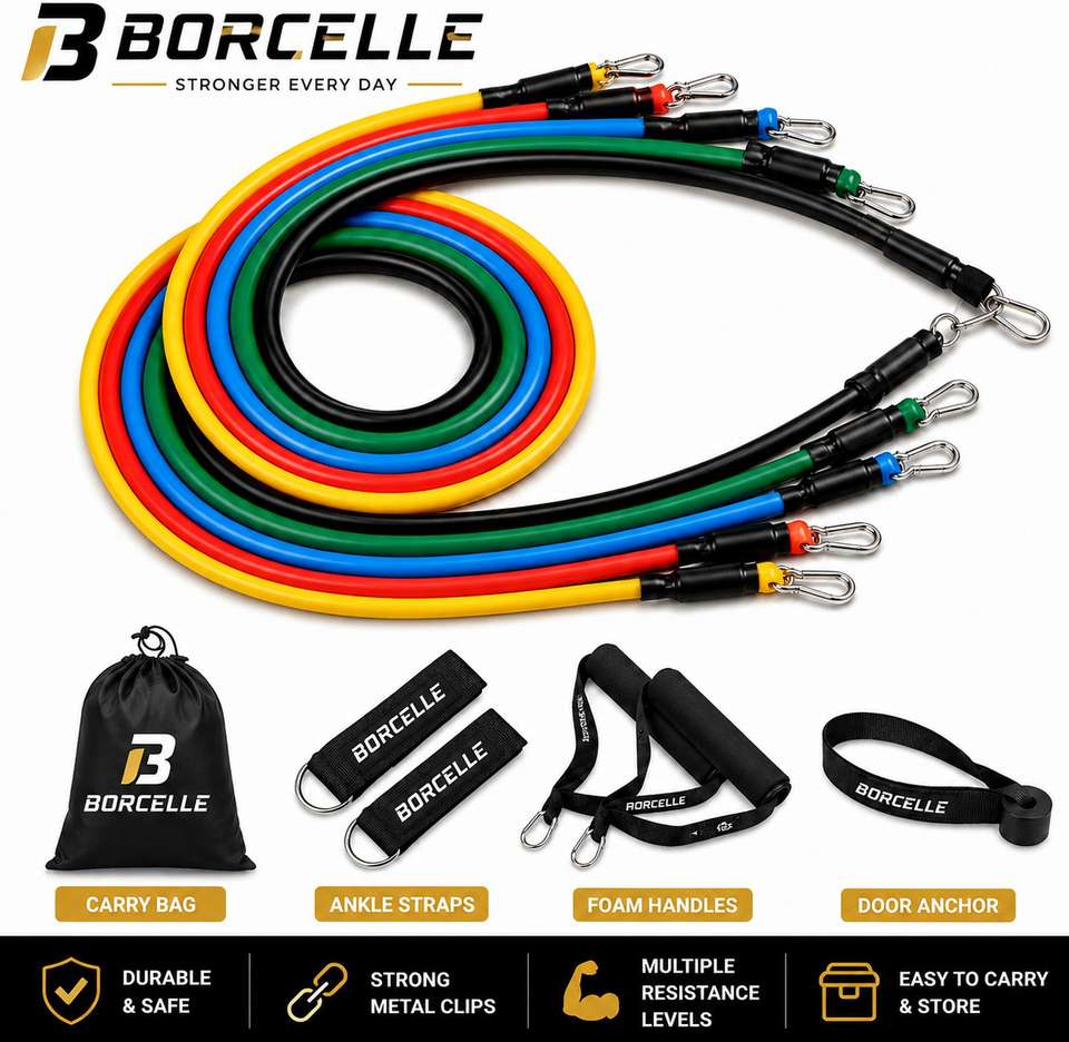 BORCELLE 11 IN 1 Resistance Band - Image 5