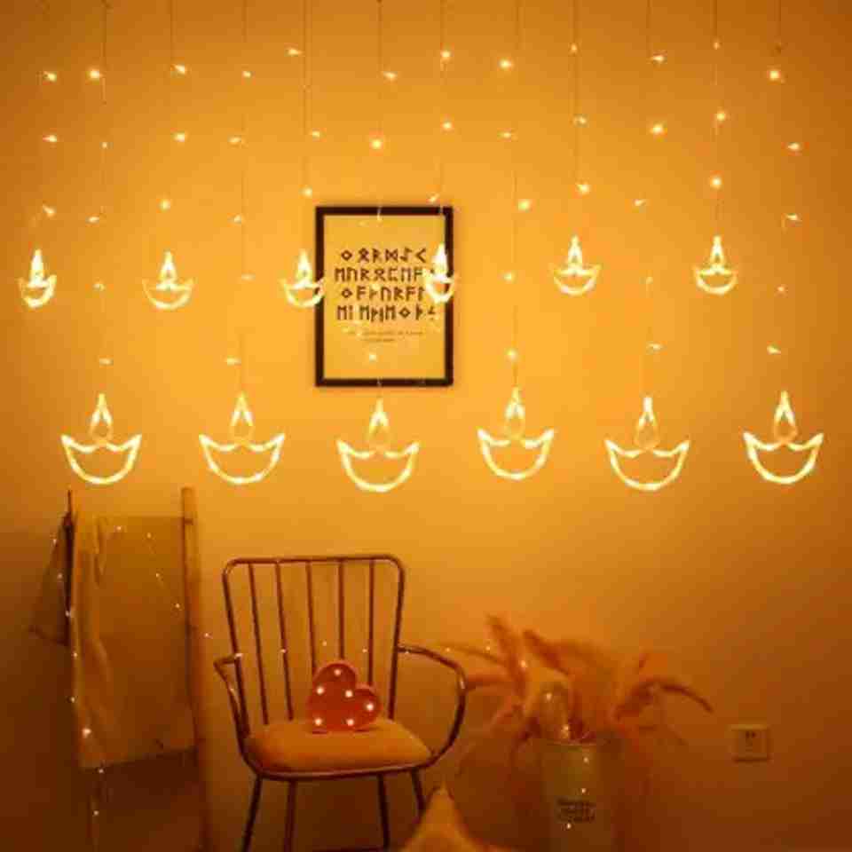 Copper String LED light 10 MTR 100 LED USB Operated Decorative Lights ...