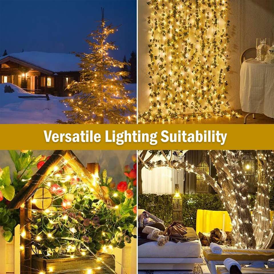 JAINNEXT 40 LEDs 11 m Gold Steady String Rice Lights Price in India ...