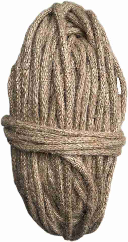 FASHNITY Natural Jute String Rope 8-Ply Sutli | Dori for Crafts and ...