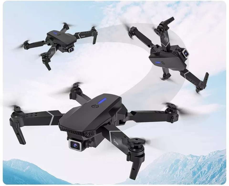 ENTINOSTIK E88 Pro 4K Camera Drone with WiFi FPV, Brushless Motor, and ...