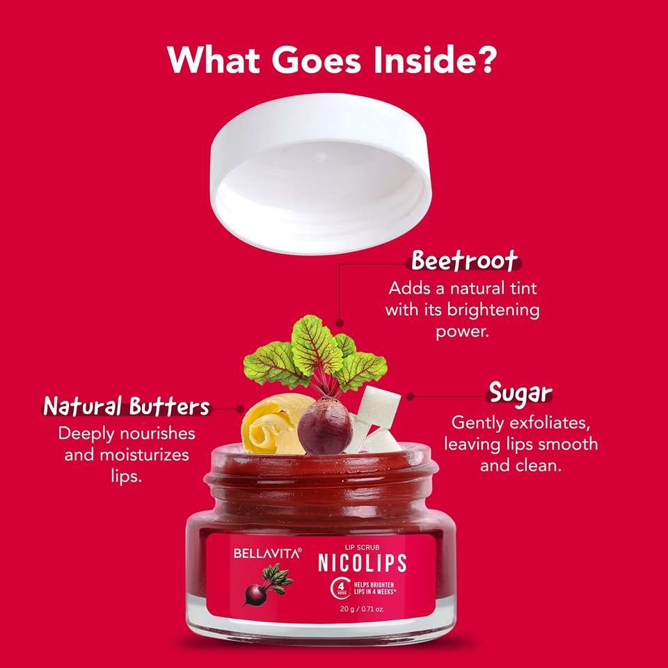 BELLAVITA NicoLips Lip Balm Scrub - Image 9