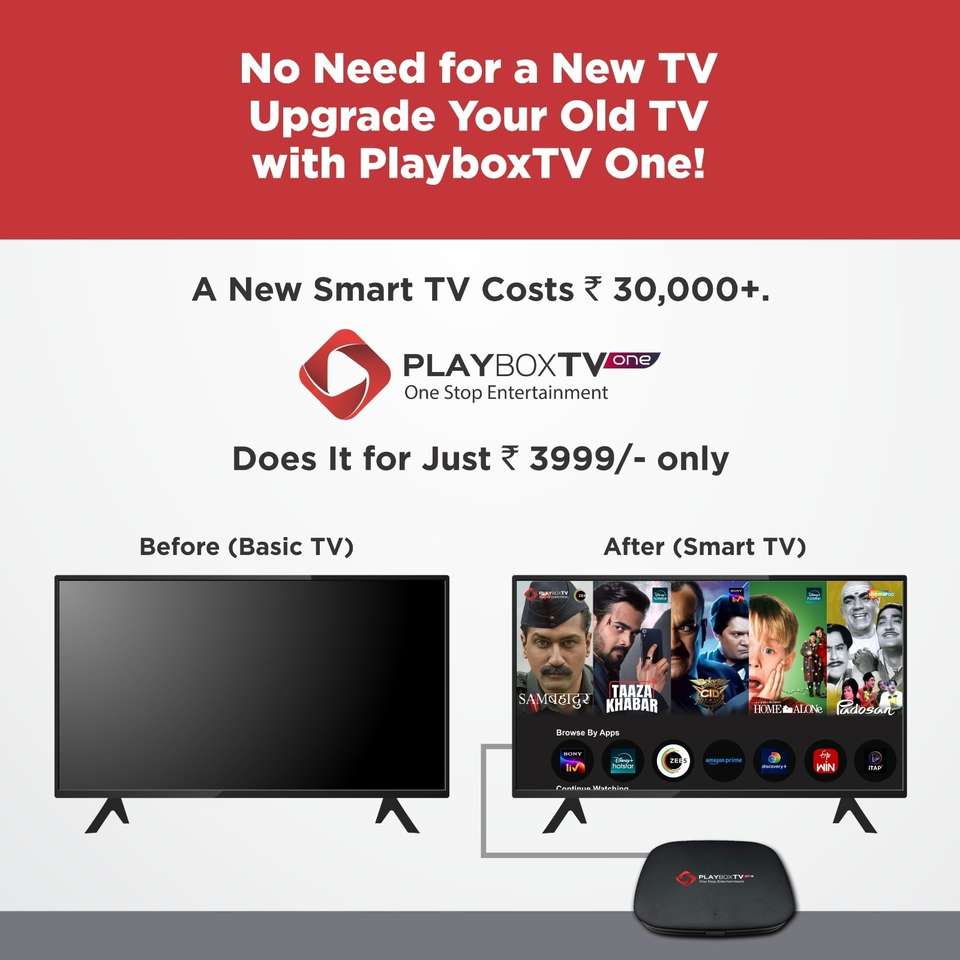 PlayboxTV 4K Android TV Box|Include 1-Year OTT Subscription|Dual-Band ...