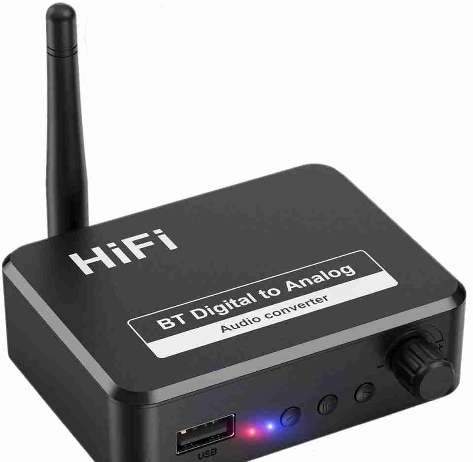 atdaraz Bluetooth 5.3 Digital To Analog Audio Converter Receiver DAC ...