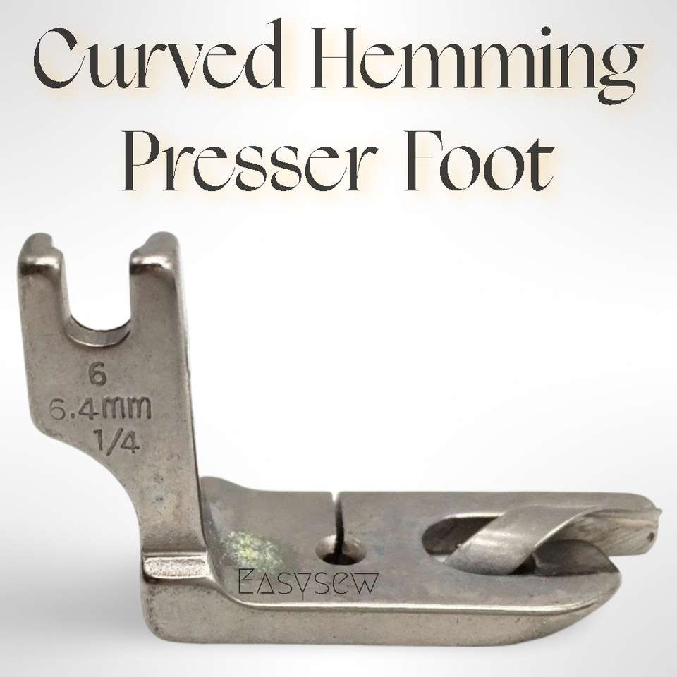 Stitching Icon Set Juki 1/4 Hemming Boot 6.4mm Rolled Hem Foot For Industrial Sewing ...