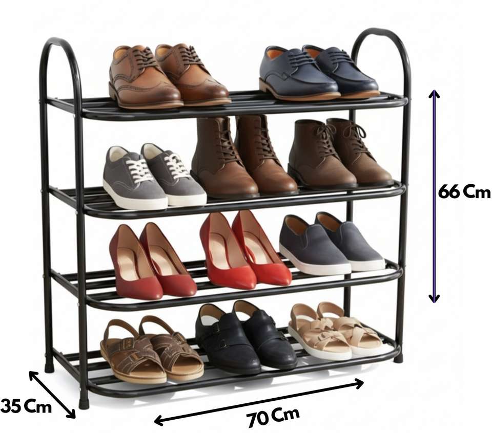 Metal Racking Blue EuroQon Multipurpose Rack Metal Shoe Stand Price in India - Buy EuroQon ...
