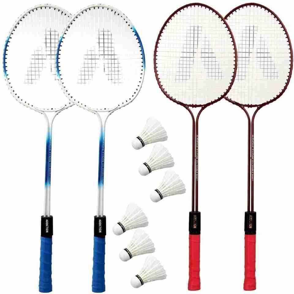chist Badminton Racket Combo Kit Set Of 4 Racquet With Shuttlecock 6 ...
