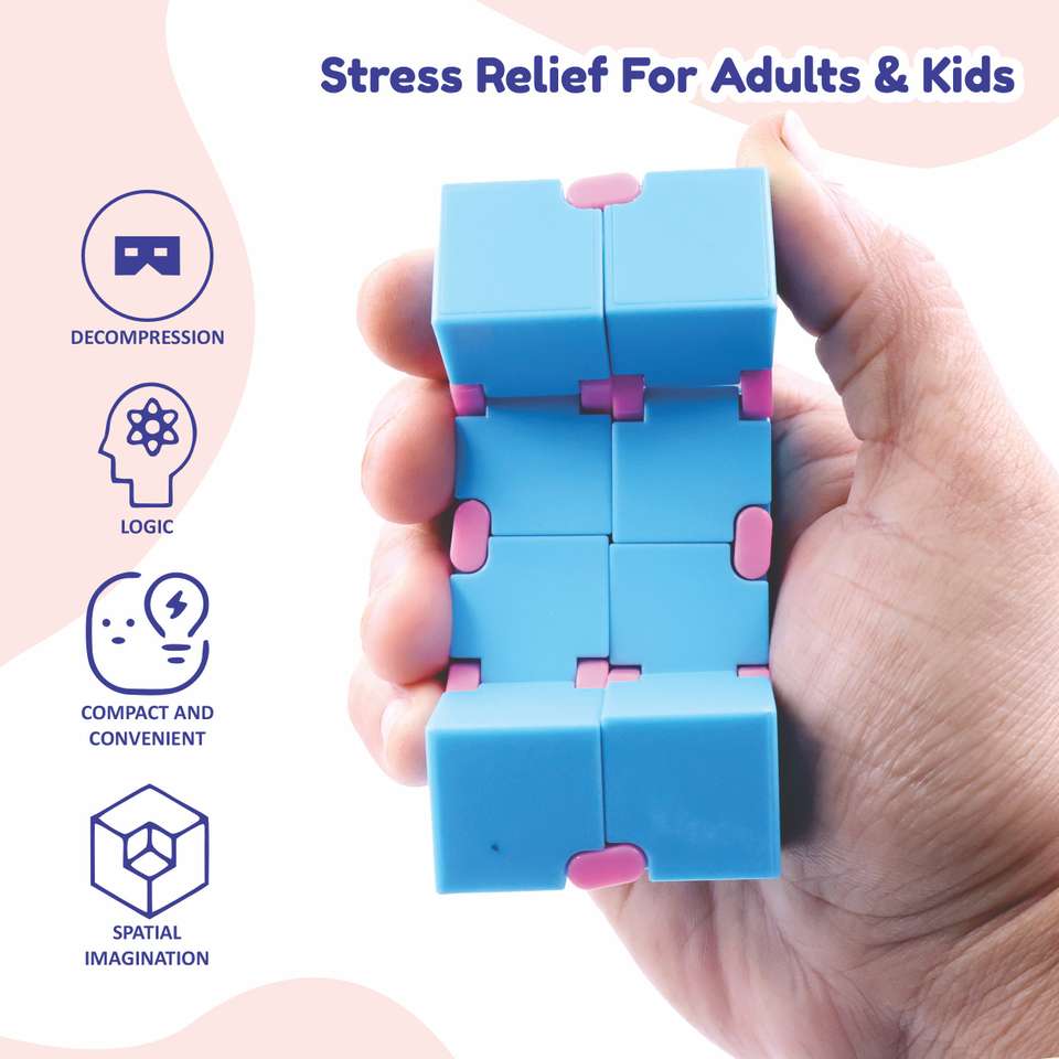 Aditi Toys Infinity Cube, Puzzle Game Stress Relieving activity for ...