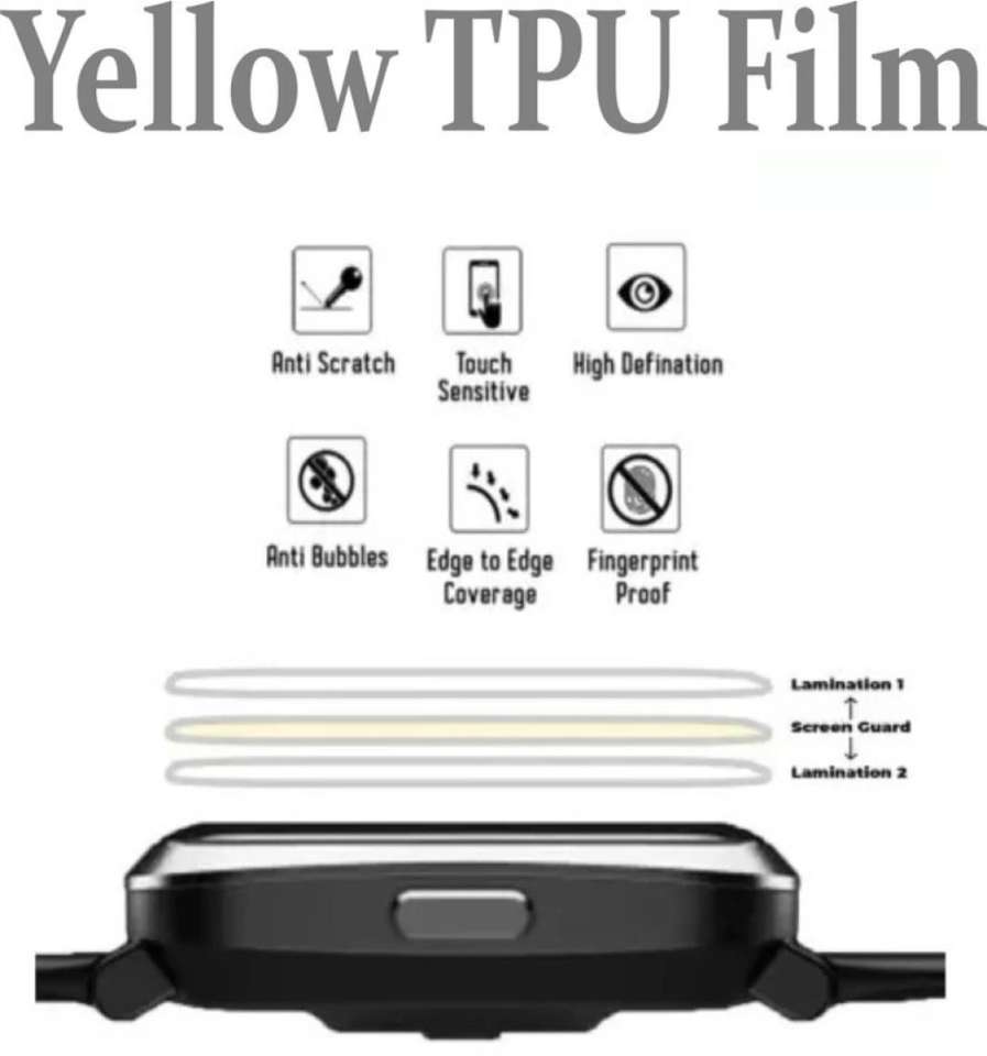 DOWRVIN Impossible Screen Guard for Beatxp unbround Amoled display ,bt calling Smart watch screen guard - Image 8