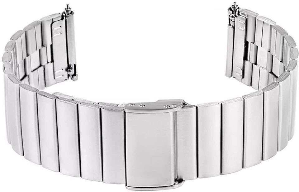 AOnes 22mm Watch Strap Stainless Steel Metal Adjustable Band for Xiaomi ...