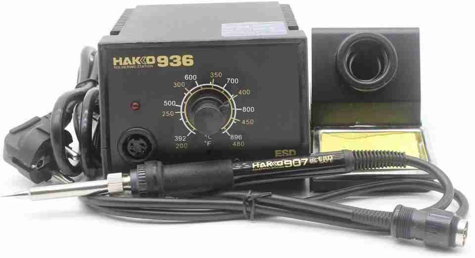 Hakko ESD Safe Analog Soldering Station 936 60 W Temperature Controlled ...